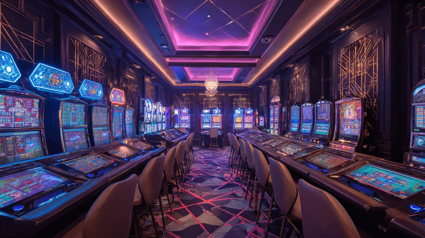 Variety of slot machines available on 89BDD